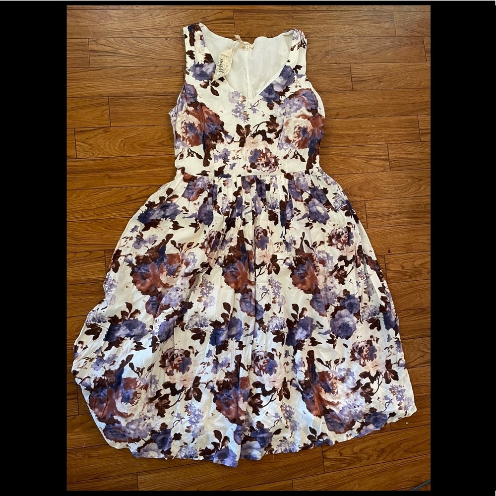 NWT ModCloth floral cotton dress
